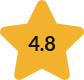 Yellow Star 4.8 Text Inside